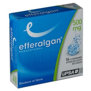EFFERALGANMED 500 mg, scored effervescent tablet