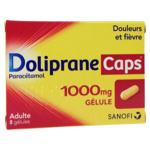 Prix de DOLIPRANECAPS 1000 mg, gélule